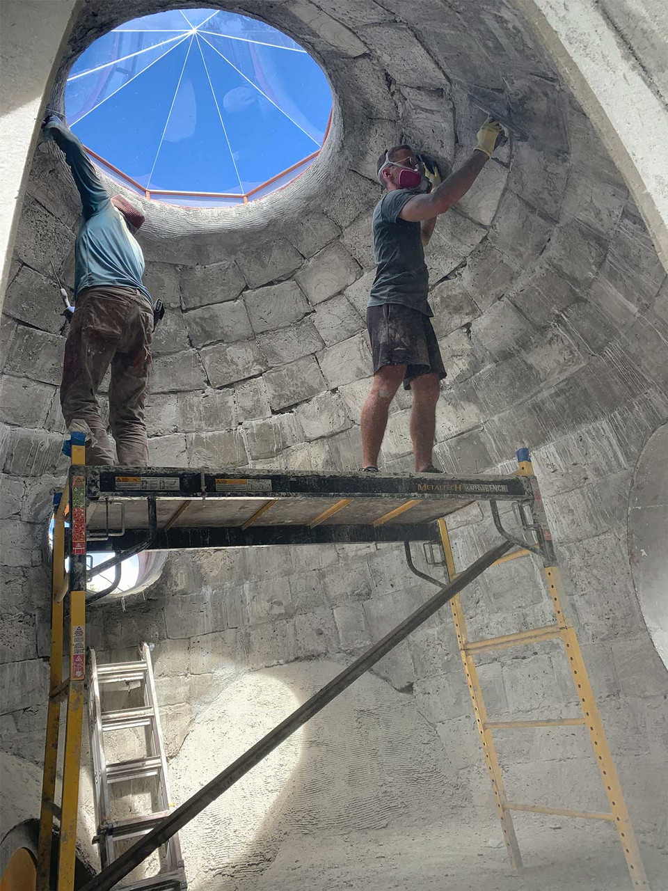 Hawaii Dome Interior Construction — view 5